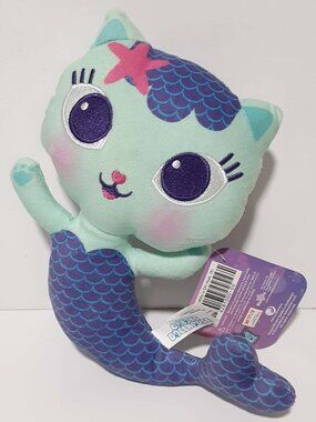 Dreamworks Gabbys Dollhouse Plush MerCat Stuffed Animal NWT NEW
